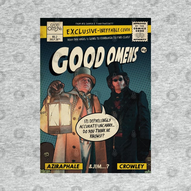 Good Omens Comic Book by AppaArtCrafts